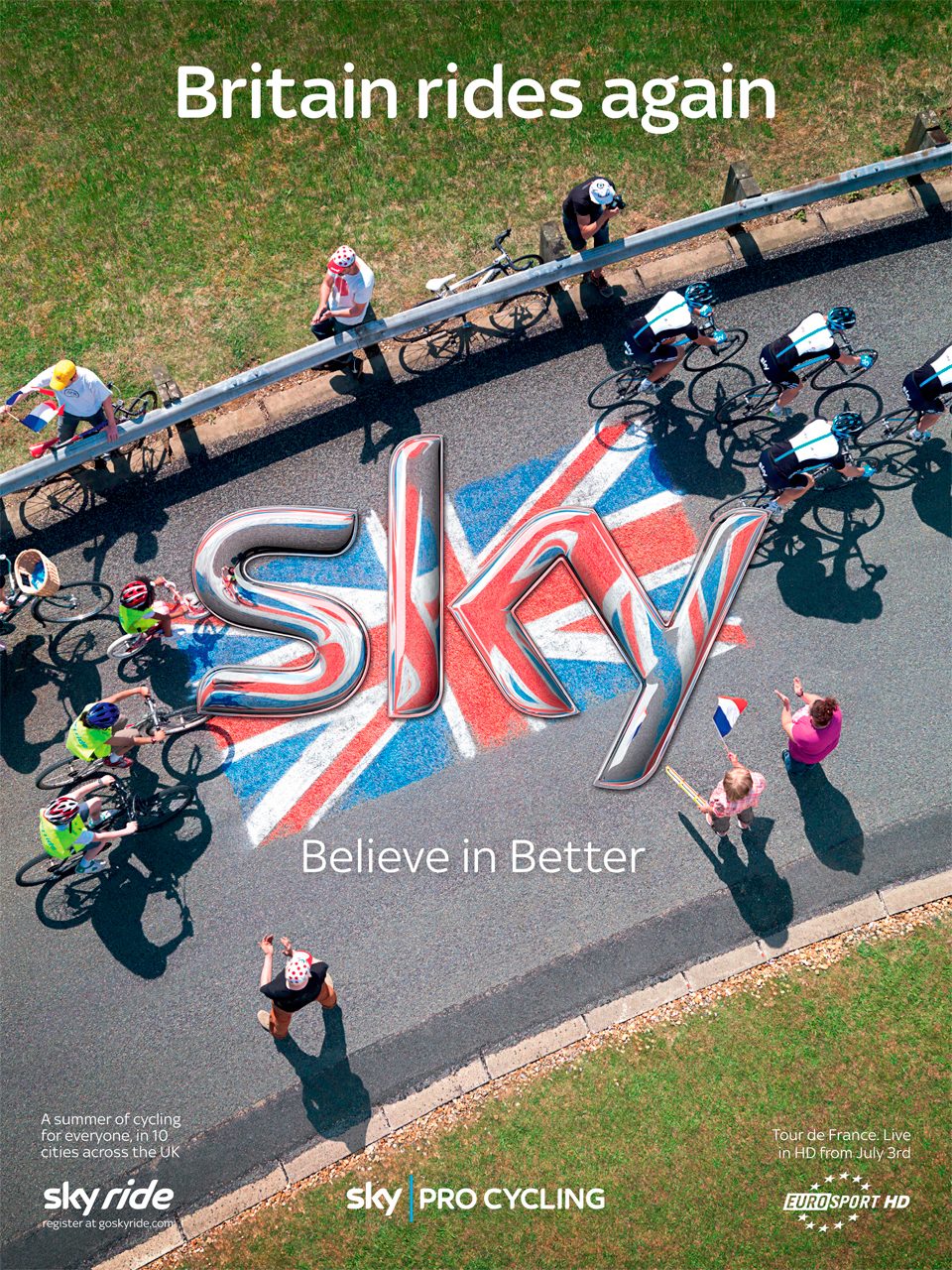 Sky Cycling Advertising Campaign